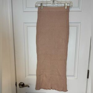 Petal and pup knit sweater midi maxi skirt nwot
